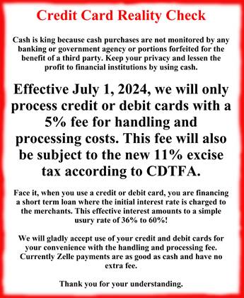 card sign
